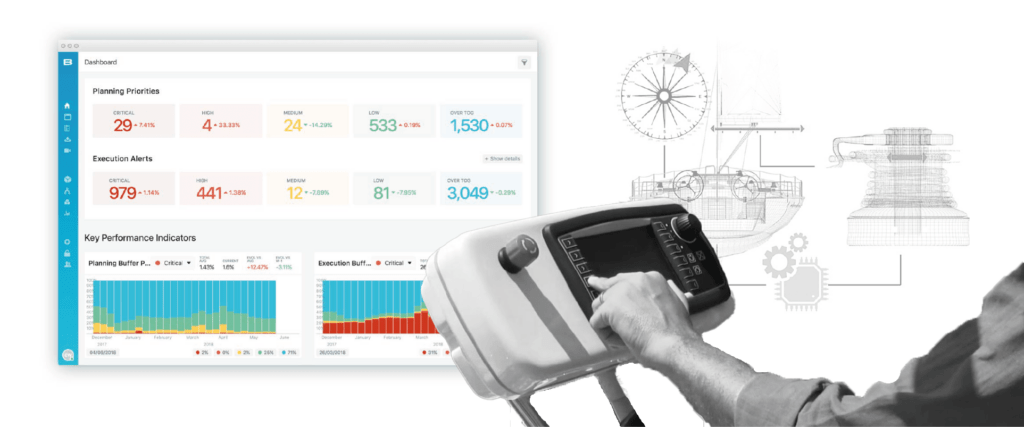 Illustration de l'interface visuel simple du DDMRP