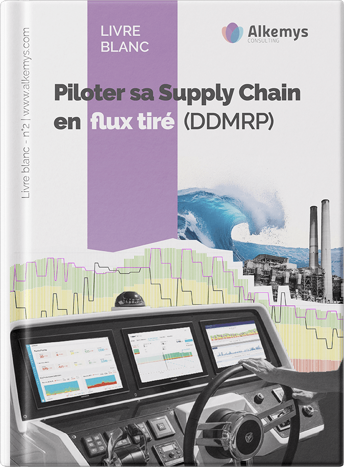 Couverture du livre blanc sur le pilotage de la Supply Chain en flux tiré